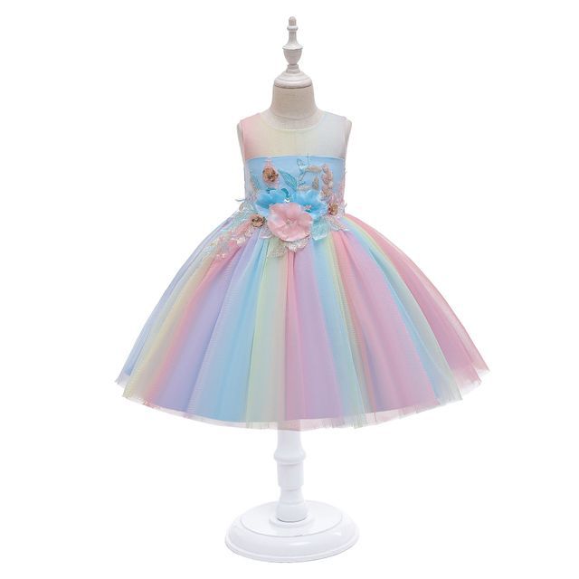 Girls' One Year Old 61 Performance Costume Flower Girl Dress — foto 2