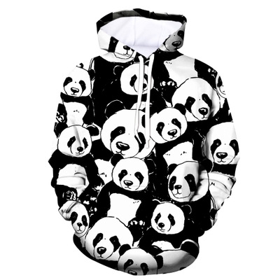 Title 2, Panda 3D Digitaldruck Kapuzenpullover – Bequem ...