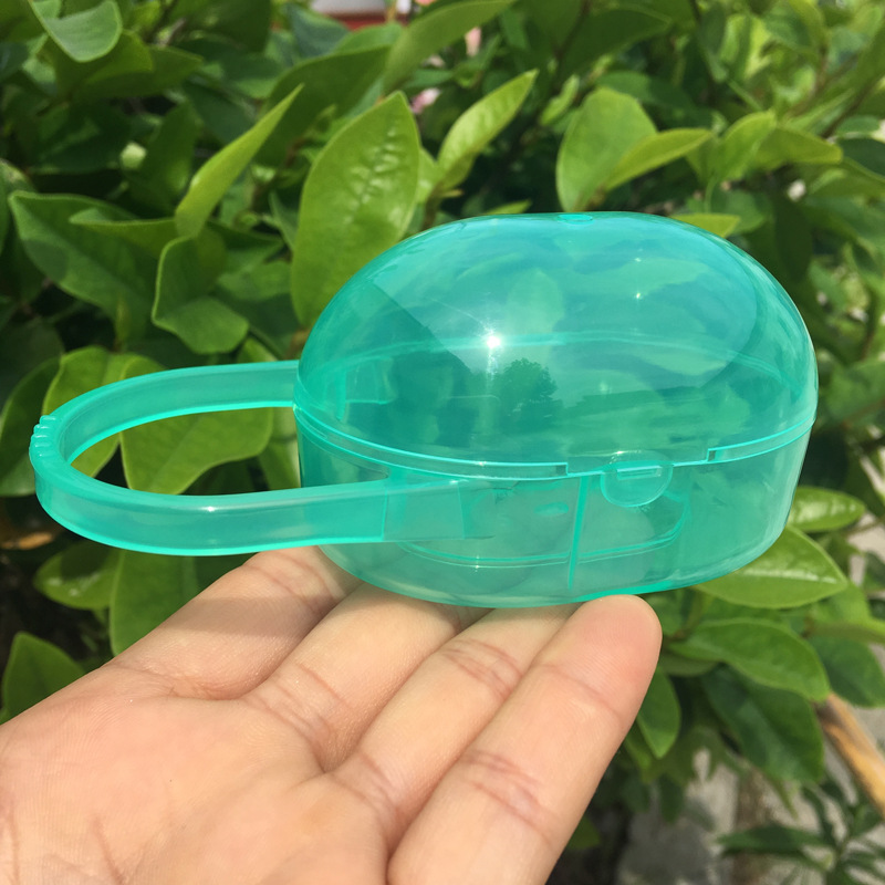 New Oval PP Pacifier Box Shubeidi Baby Products Storage Box Wide Mouth Standard Mouth Packing Box