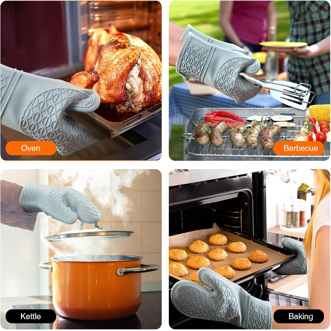 Gants de four en silicone – Image 6