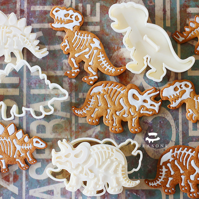 Dinosaur fondant icing biscuit cookie cutter (tyrannosaurus