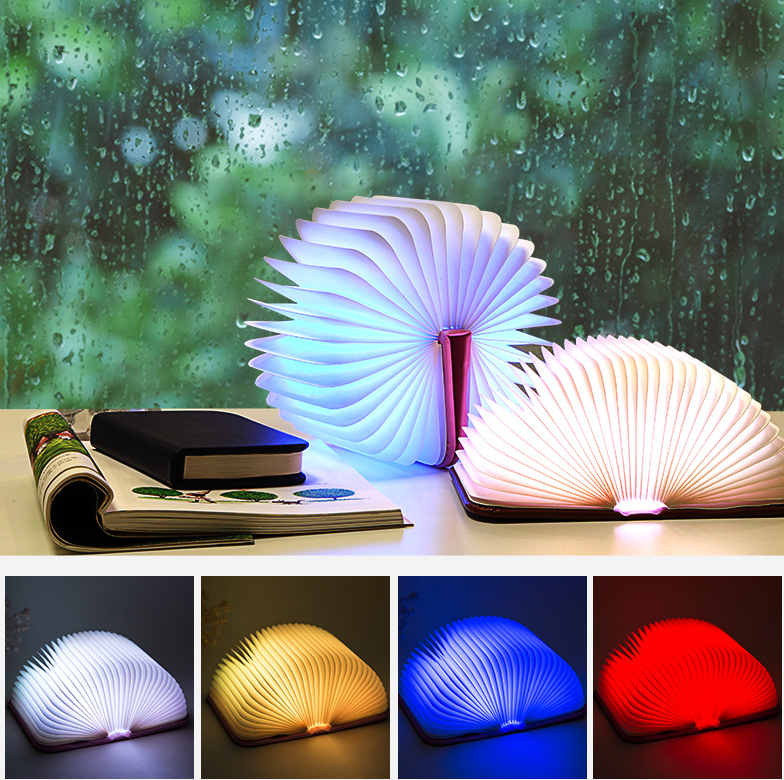 Title 7, Led Mini Folding Table Lamp Creative Book