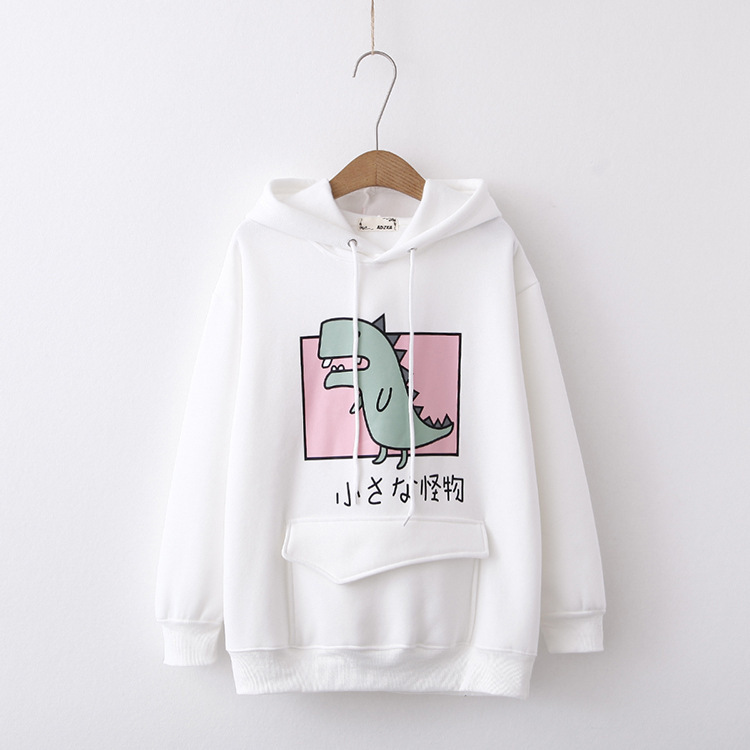 Title 4, Printed and fleece hooded sweatshirt