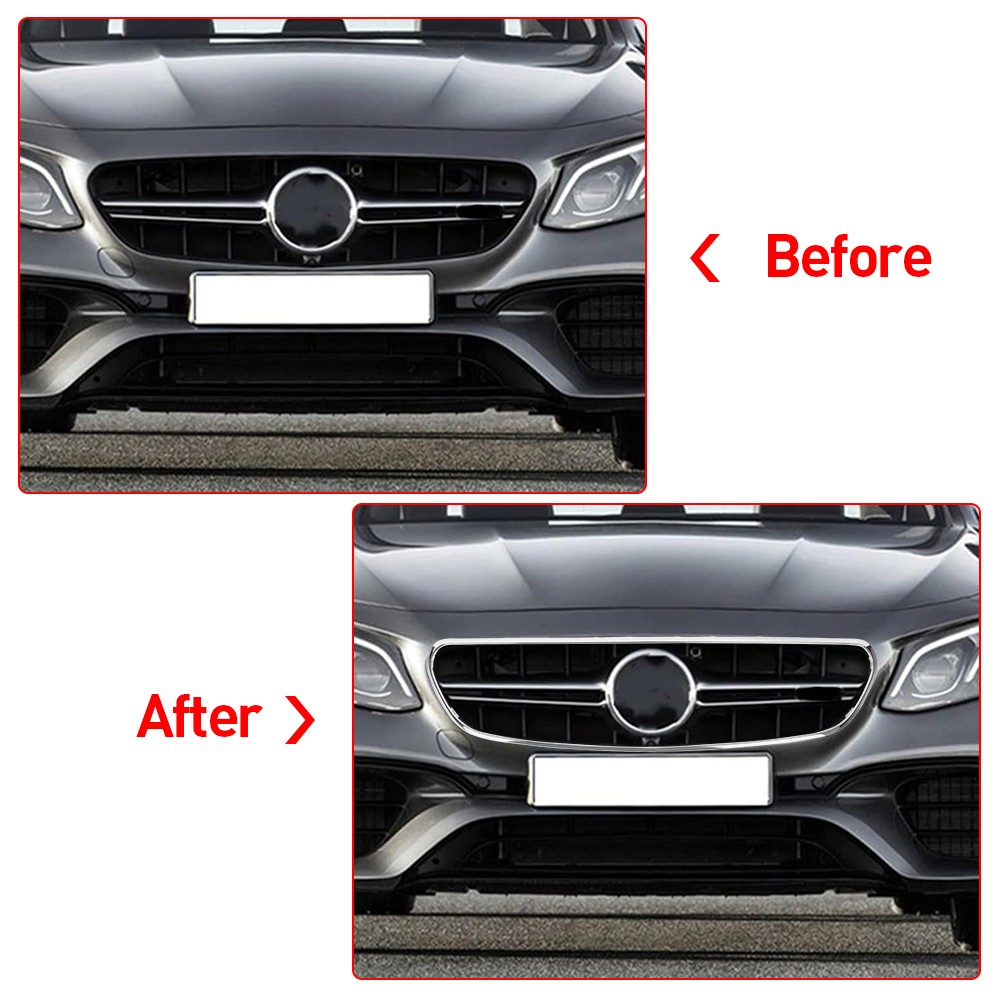 FOR M ERCEDES E CLASS W213 W238 - GRILL CHROME SURROUND A2138850200 — image 7