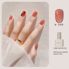 Transparent Jade Fat Ice Transparent Nude Nail Polish - K205 - View 1
