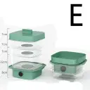 Multi-layer Dish Cover Heat Preservation Kitchen Cover Dining Table Leftover Storage Box Transparent Stack Cooking Hood Steamer view 16