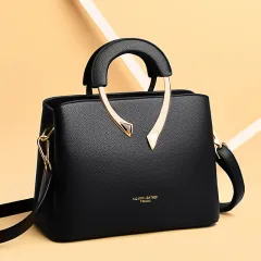 European And American Style Foreign Trade Soft Leather Sense - Black - View 1