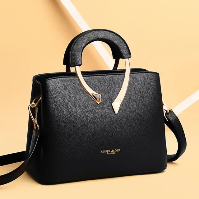European And American Style Foreign Trade Soft Leather Sense Black - Shop at LoveMi