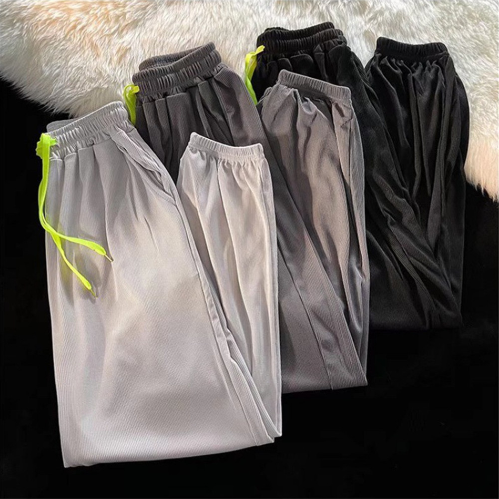 Men's Casual Cotton And Linen Beach Pants Solid Linen