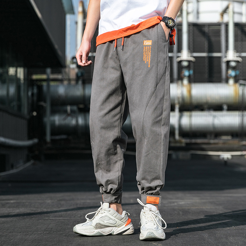 Title 6, Mens All-match Cotton Sports Trousers Overalls...