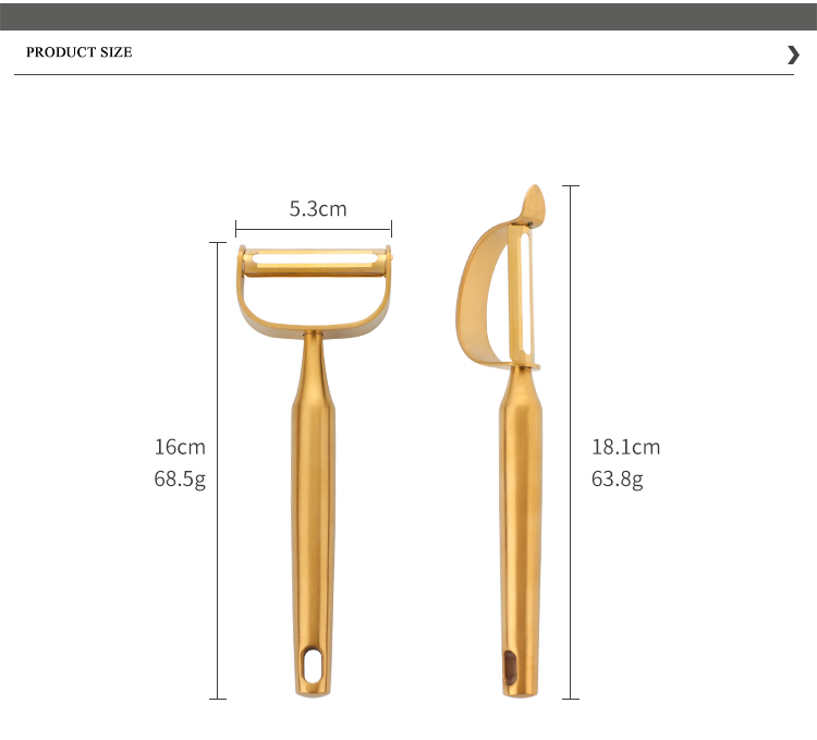 Title 1, 304 stainless steel right Angle peeler