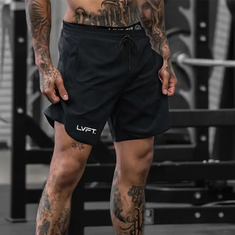 Men's Summer New Thin Stretch Breathable Sports Shorts
