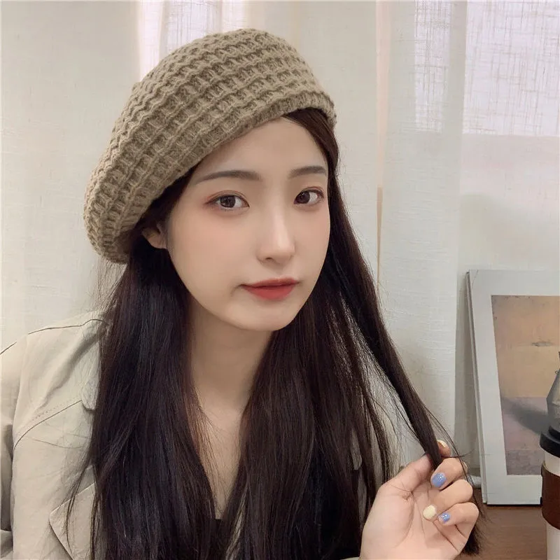 Women's Korean Style Autumn And Winter Wool Beret
