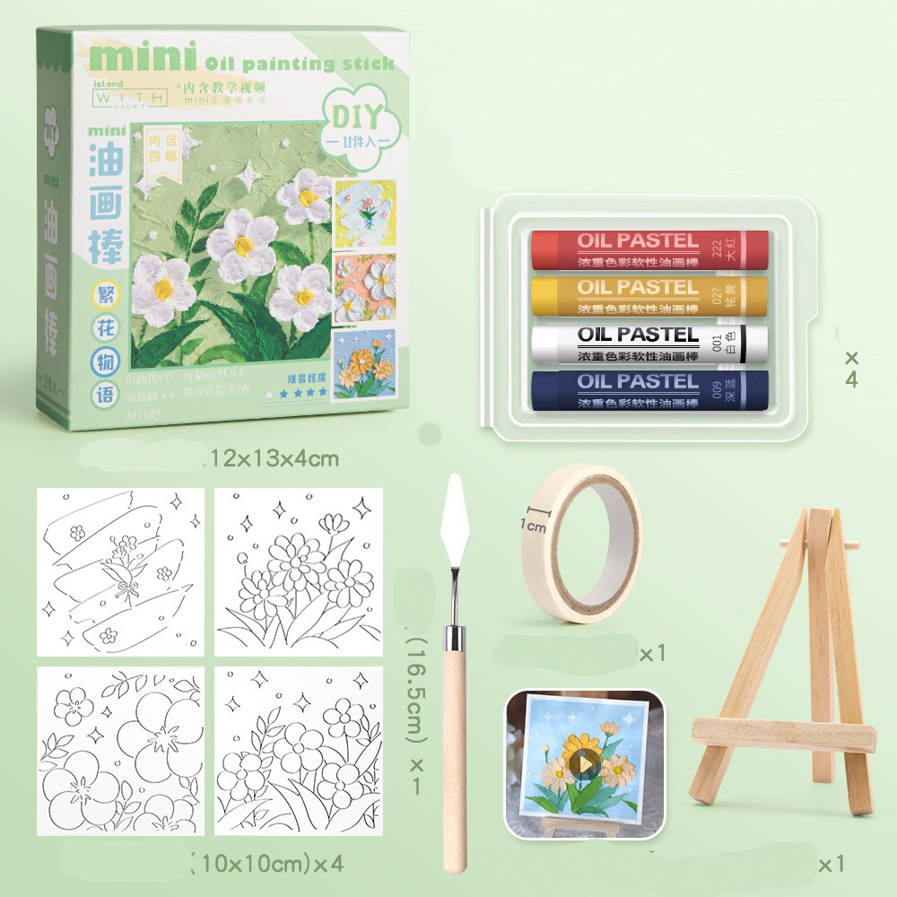 Flowers Story square set