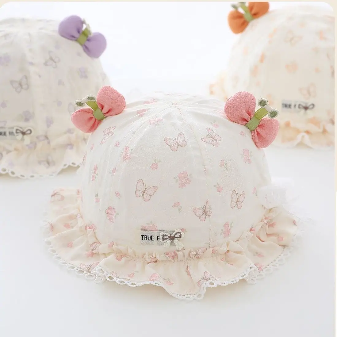 Children's Butterfly Lace Brimmed Hat