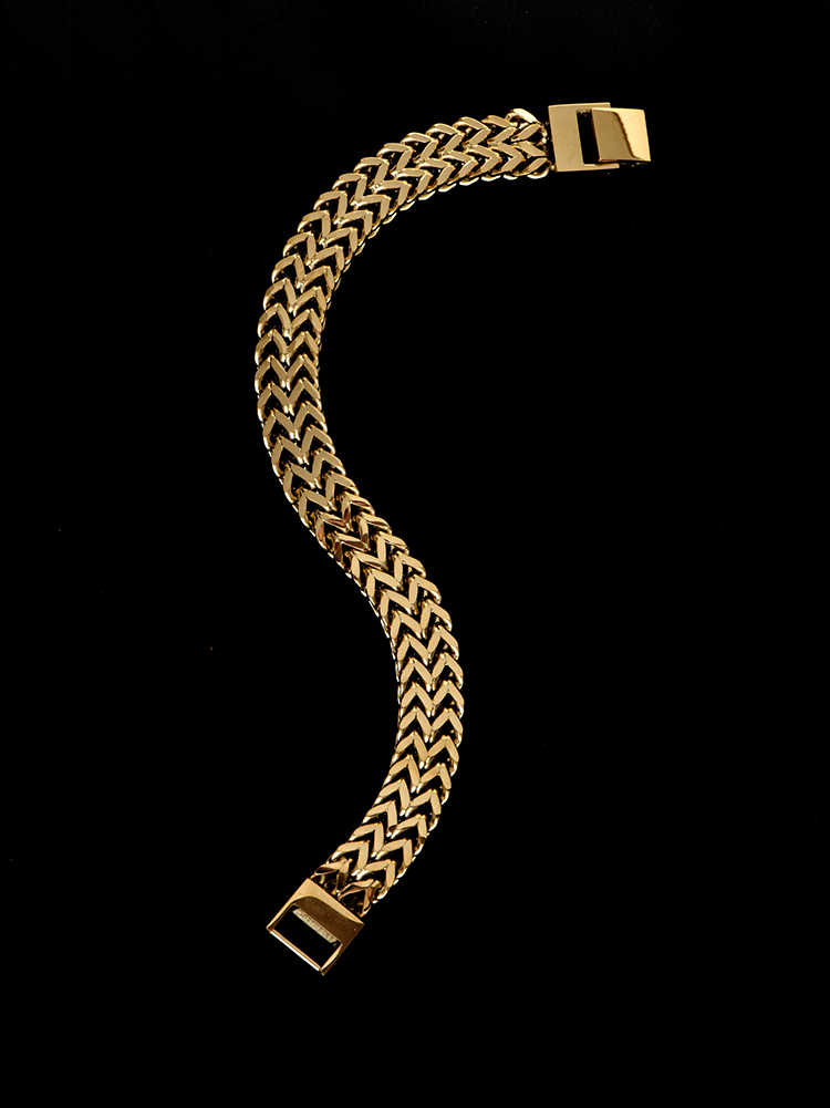 Title 6, Bracelet chaîne à double rangée pour femmes, in...