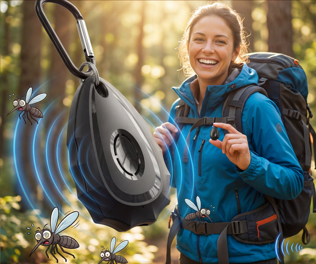 Portable Outdoor Mosquito Repellent, Cockroach And Insect Repellent, Intelligent Variable-frequency USB Ultrasonic Repellent 4