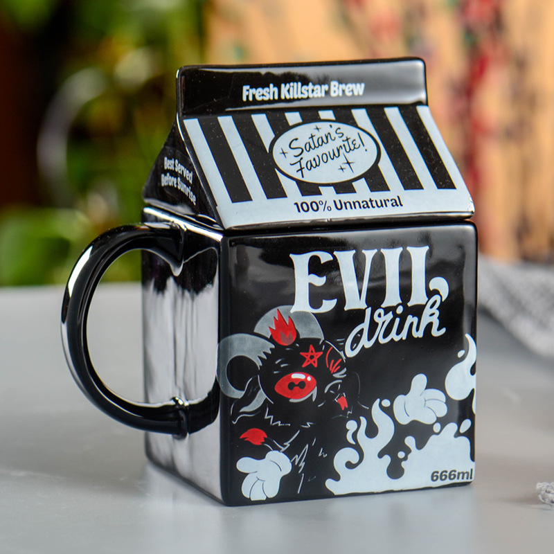 Ceramic Coffee Mug Funny Halloween Cartoon Mug (QH4085)
