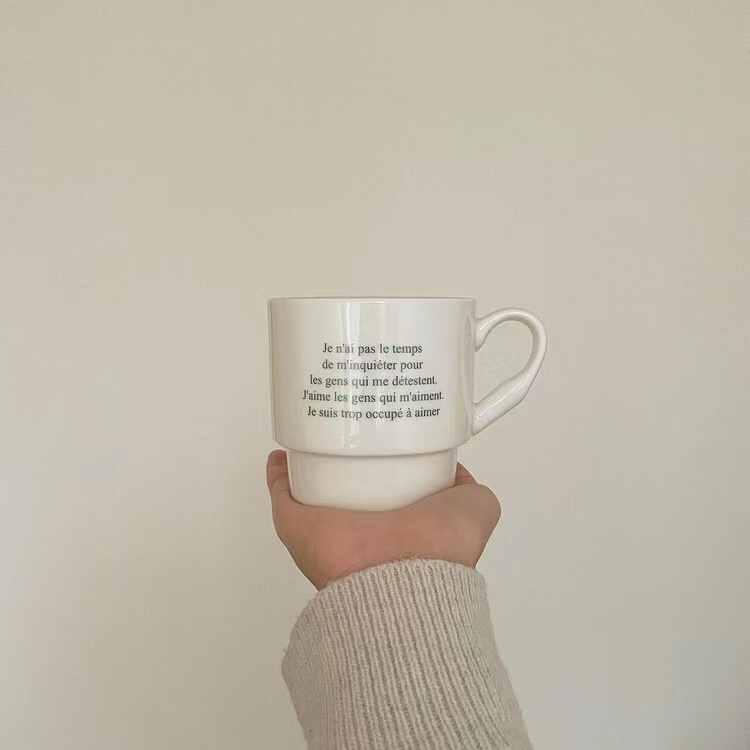 Green Letter Mug