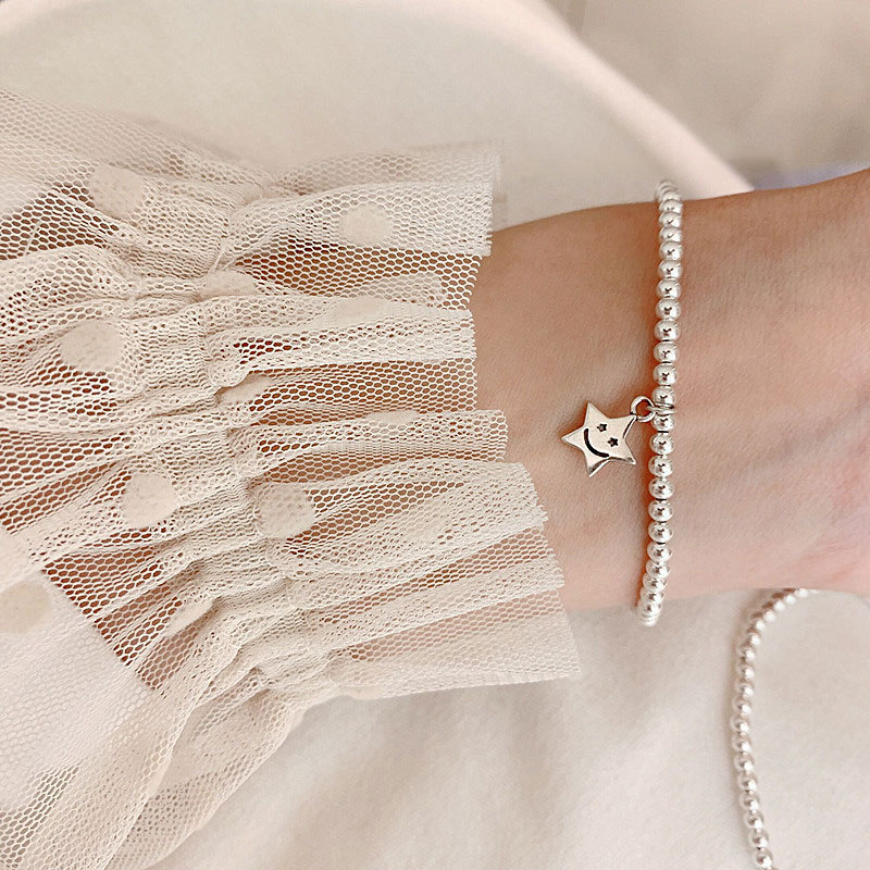Sterling Silver Minority Love Star Bracelet