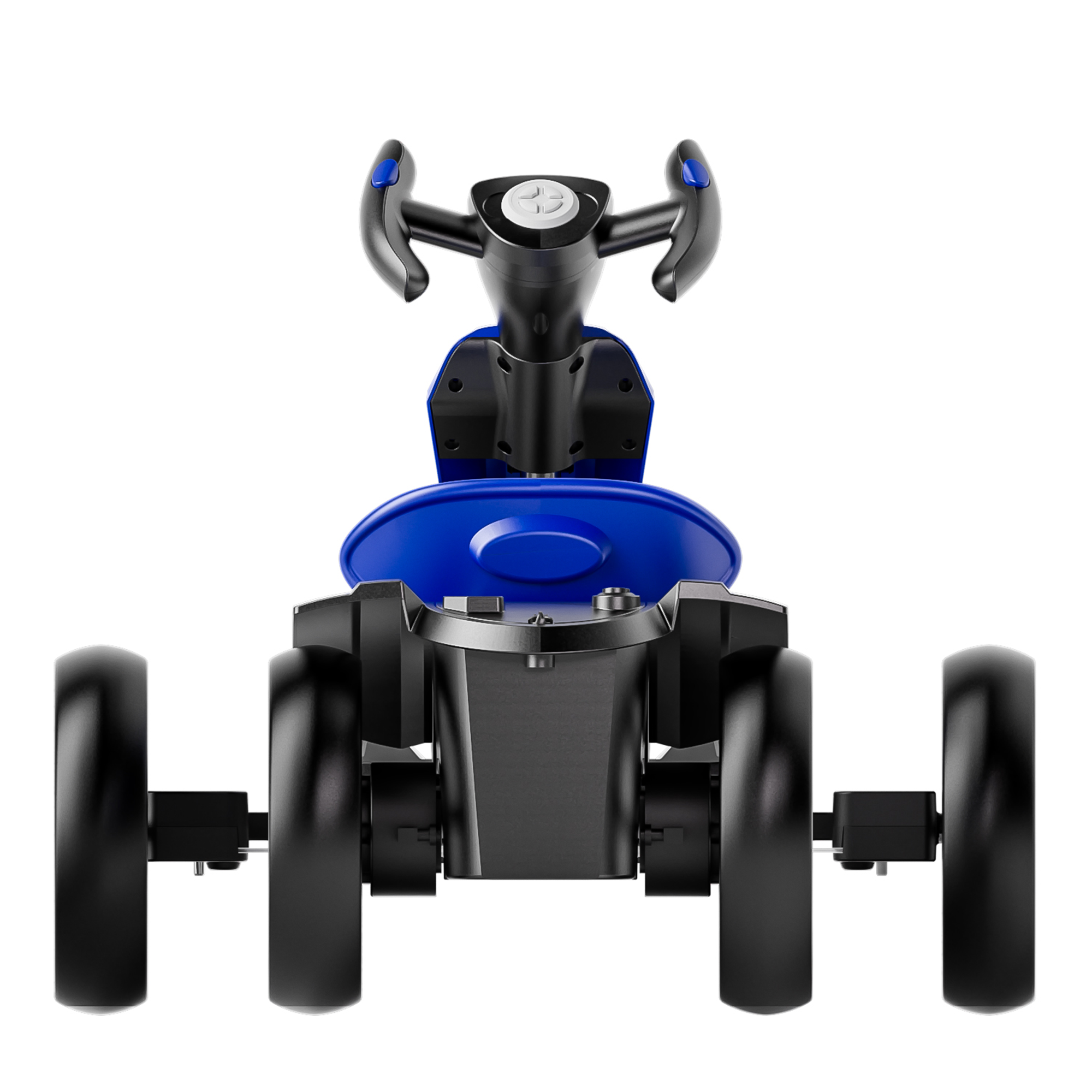 12V Electric Kids Pedal Go Kart, Folder Go Kart, Outdoor Ride On Toy With Adjustable Seat, 4 Non-Slip EVA Wheels For Boys And Girls For Age 3-6 Years Old -Blue