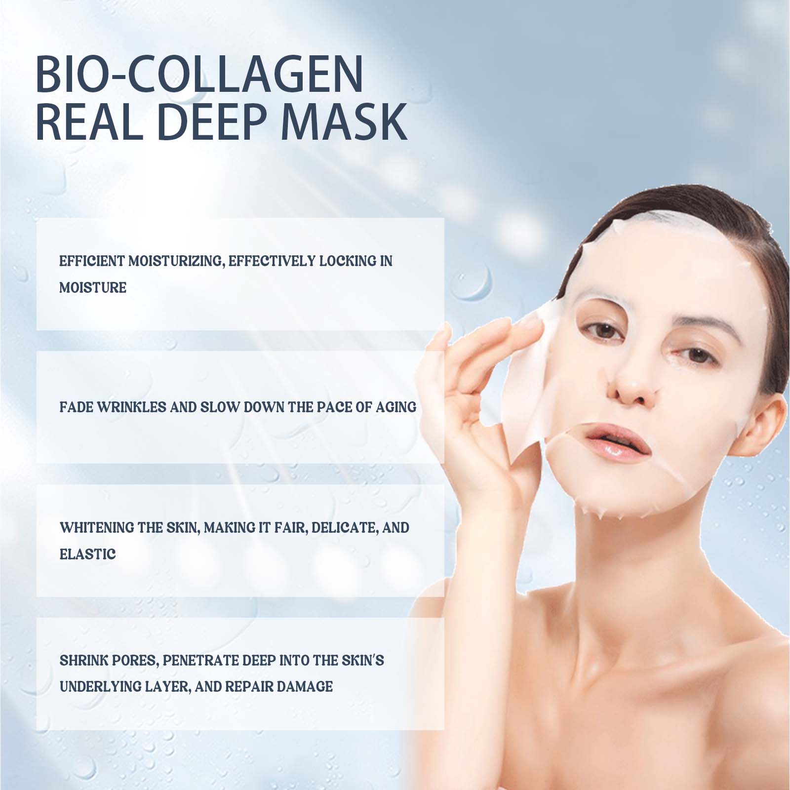 Only Supports Self Pickup With Waybill EELHOE Bio-Collagen Real Deep Mask Hydrating, Pore Minimizing, Firming Balance