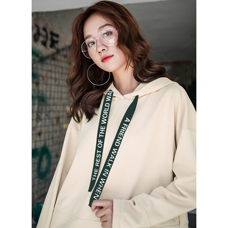 Title 6, Long sleeve pullover hooded collar top