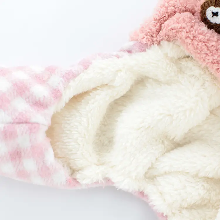 Dog Clothes Pet Plush Warm Quadruped