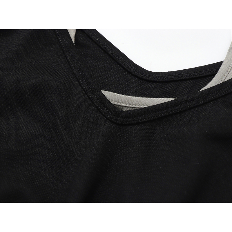 Women's Long Sleeve Loose Fake Two Piece Sweater