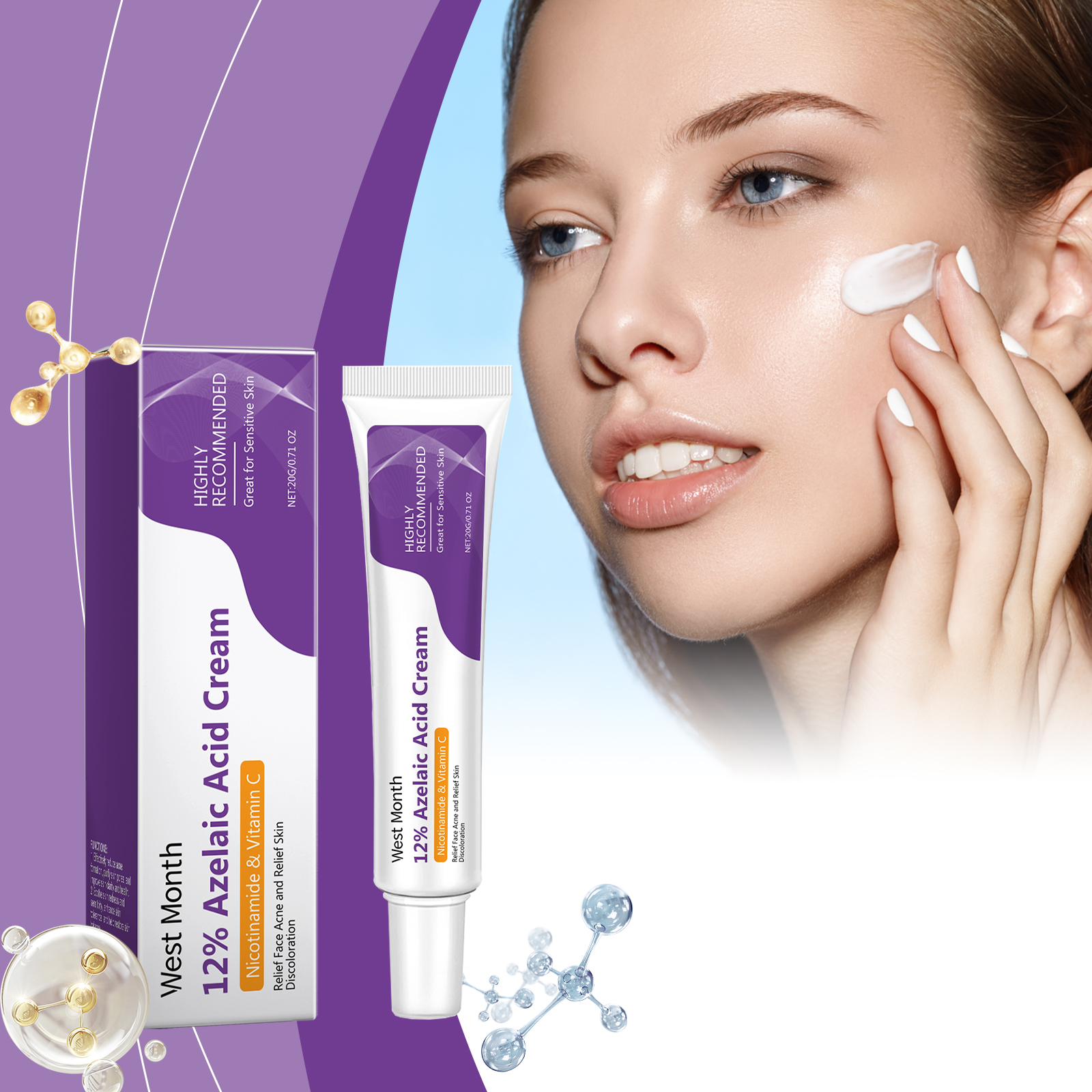Azelaic Acid Repair Face Cream 20g 1 Box — foto 7