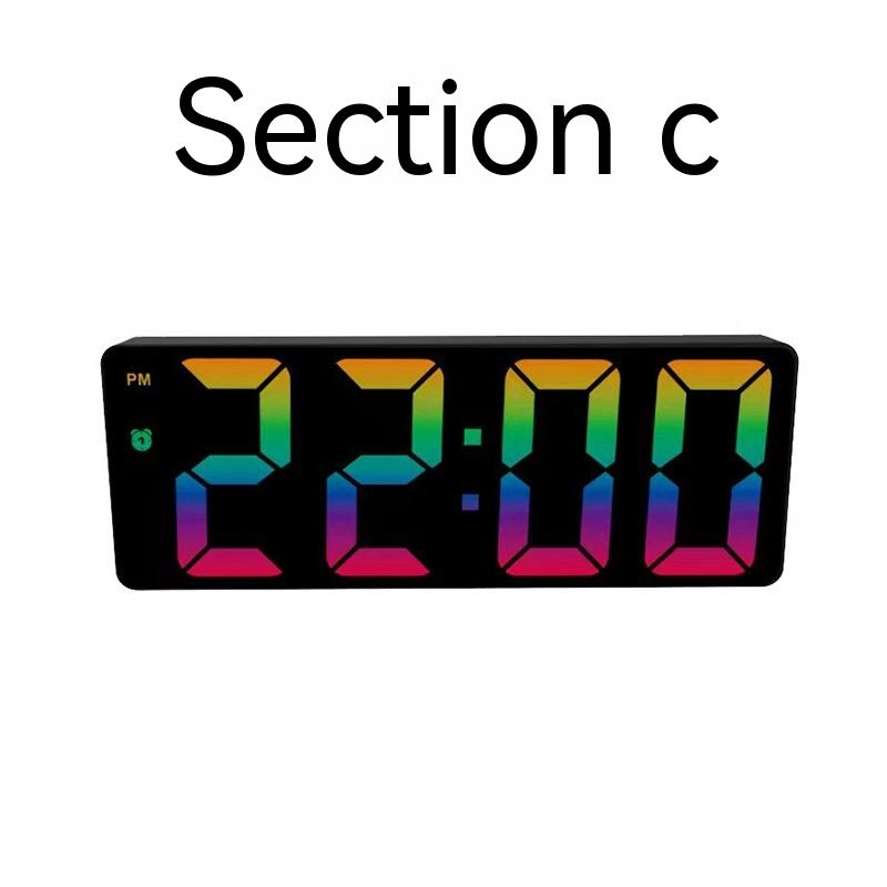 Big Screen And Font Electronic Bedside Clock — foto 17