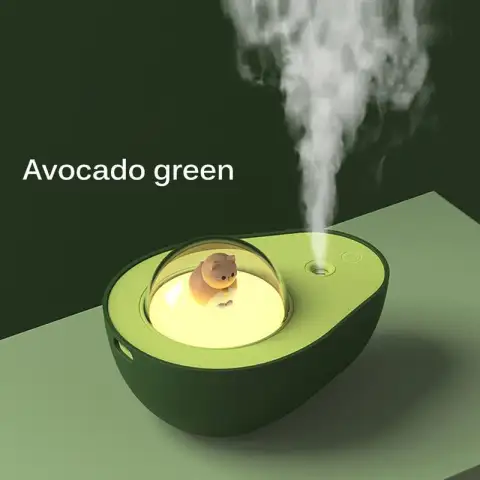 Avocado Mini Spray Humidifier USB Charging Night Light Portable