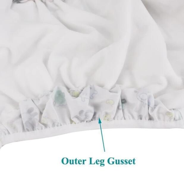 Adult Snap Button Cloth Diapers Printed Washable Breathable Care Products — foto 5