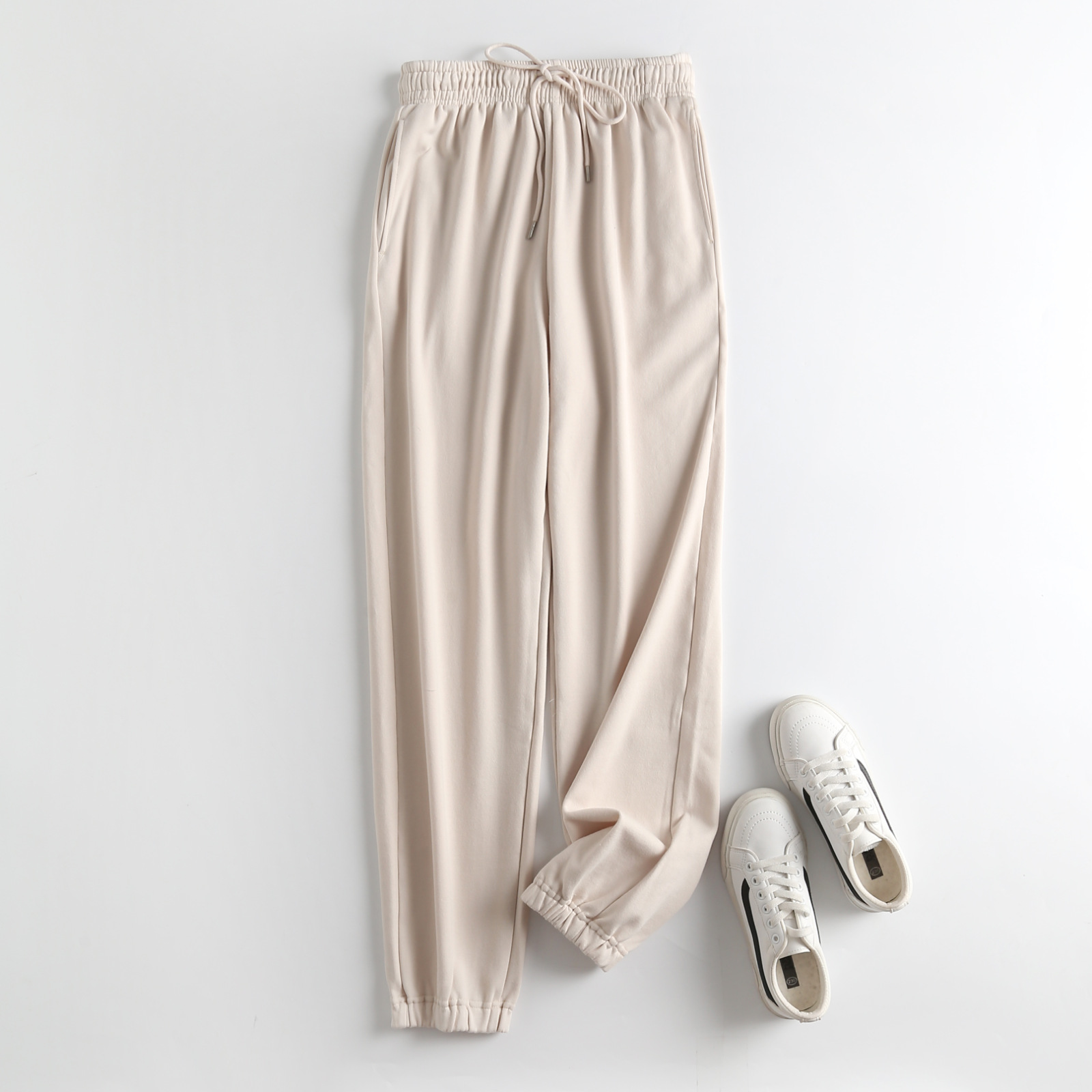 Women's Sports Pants Casual Fitting Room Produced Loose Version Of Trousers With Ankle Feet