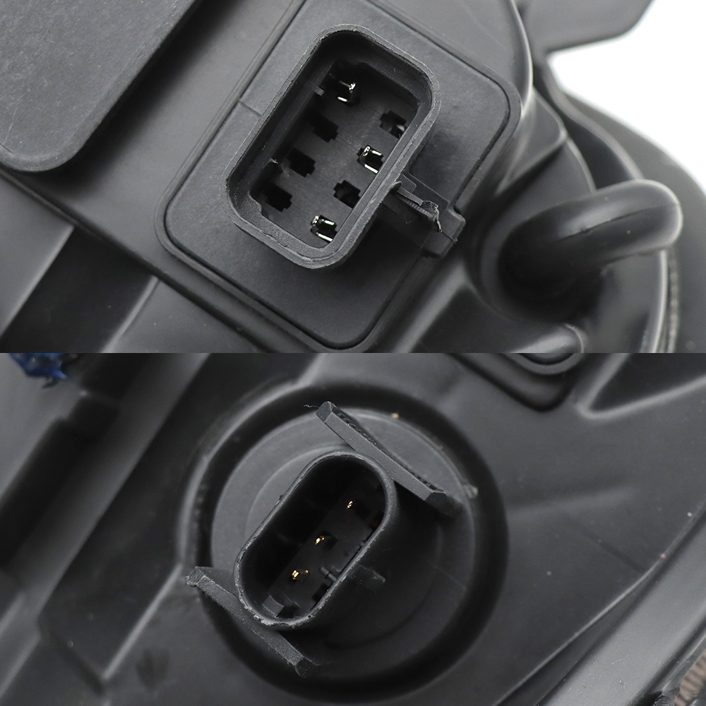 Black Halogen Headlights Assembly Compatible With Freightliner Columbia2004-2017 Passenger Side