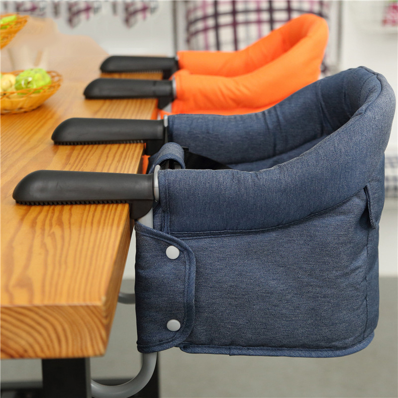 Silla alta portátil para niños, funda para silla alta para comedor, cinturón de seguridad de asiento, accesorio para el cuidado del bebé