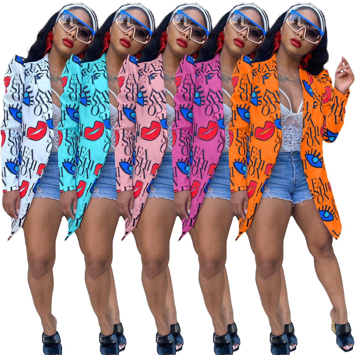 Digital Printing Casual 5-color Small Suit