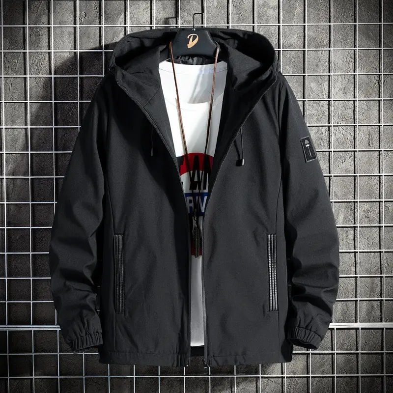 Jacket Hooded Overalls Trendy And Handsome Men's Clothing