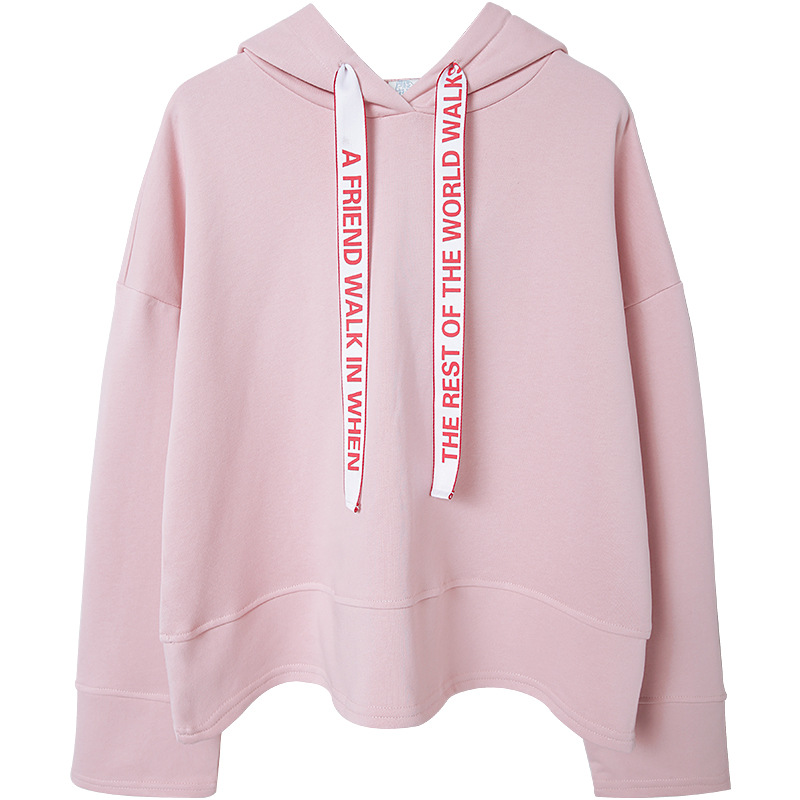 Title 2, Long sleeve pullover hooded collar top