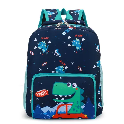Children's Bag Cute Dinosaur Kindergarten Cartoon Print Male