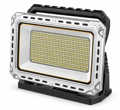 Rechargeable Battery Display Type C LED Work Light For W8141 1 4100LM Adjustable Stand Flood