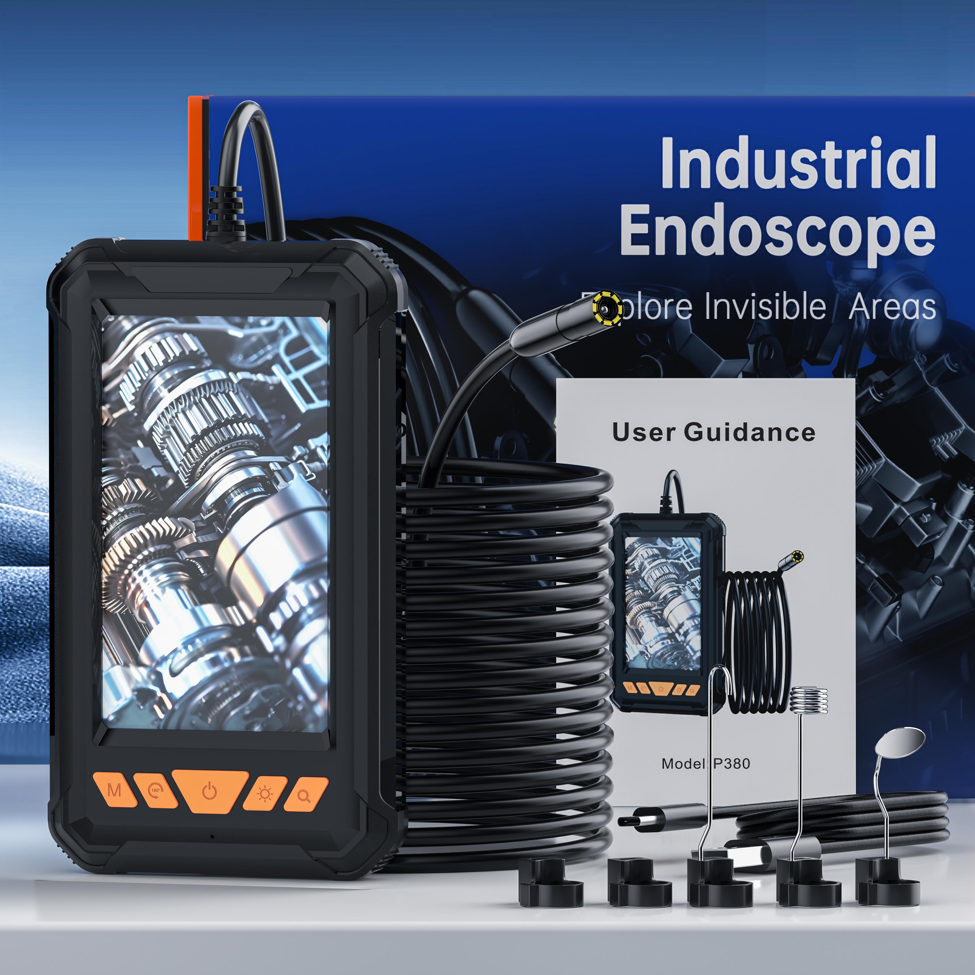 HD Waterproof Endoscope Camera  High-Brightness LED Lights  For Home Plumbing & Automotive Repair