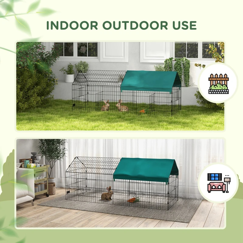 Small Animal Playpen With Roof For Rabbits, Chicken, Chinchillas