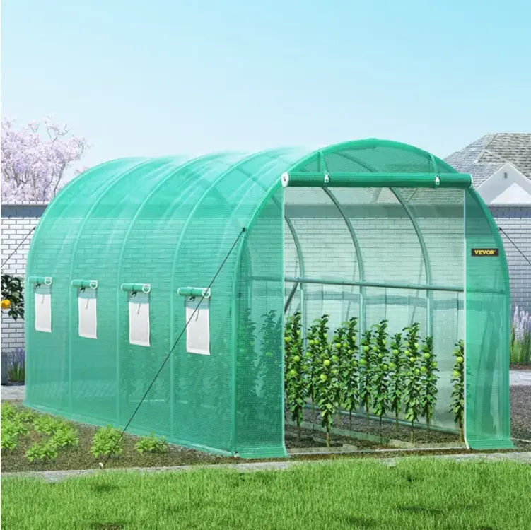 VEVOR Walk-in Tunnel Greenhouse, 14.8 X 6.6
