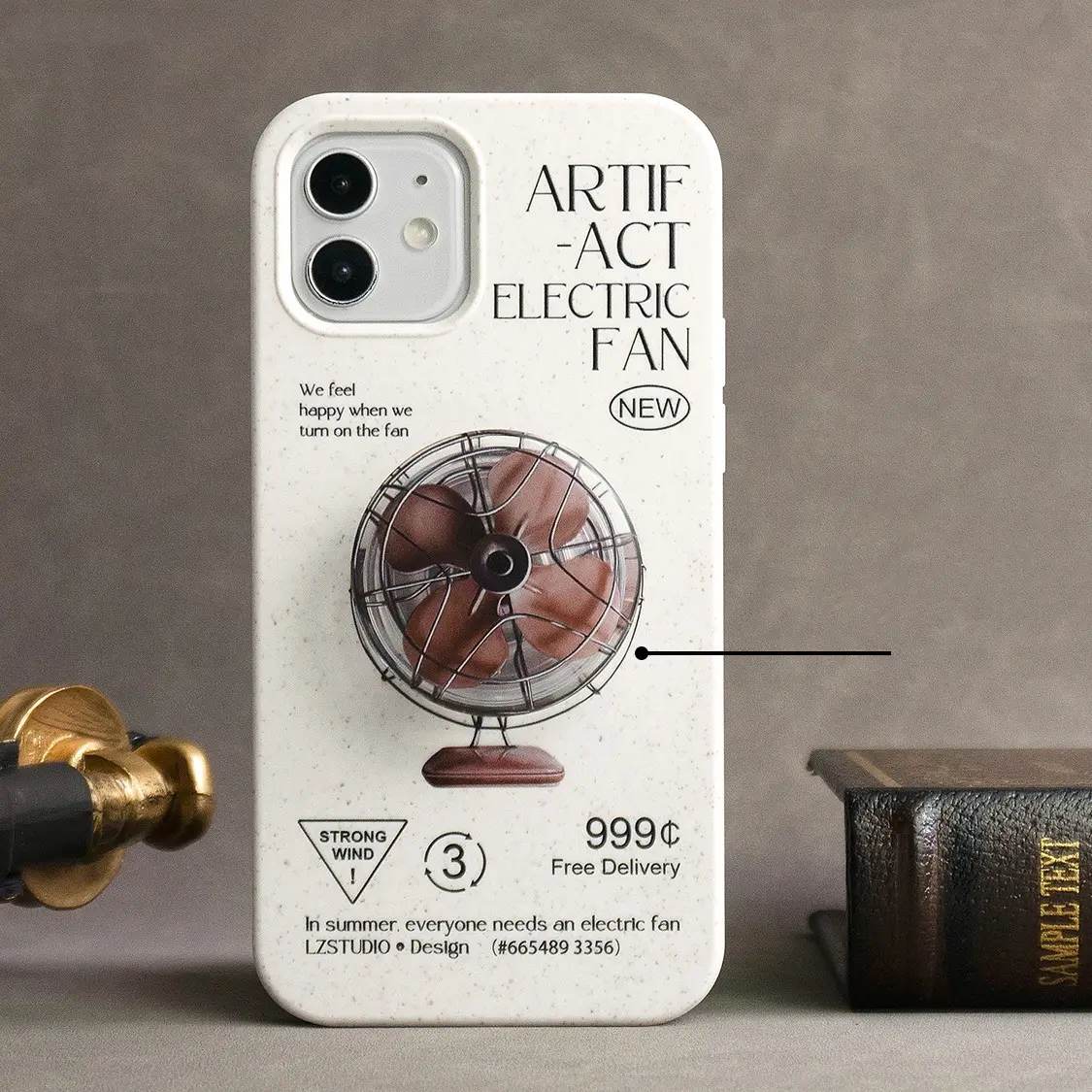 Original Small Fan Decompression Phone Case