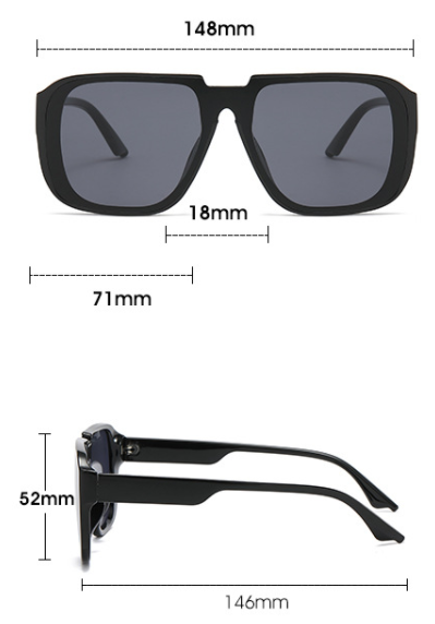 Title 1, Men And Women Fashion Sports Retro Sunglasses