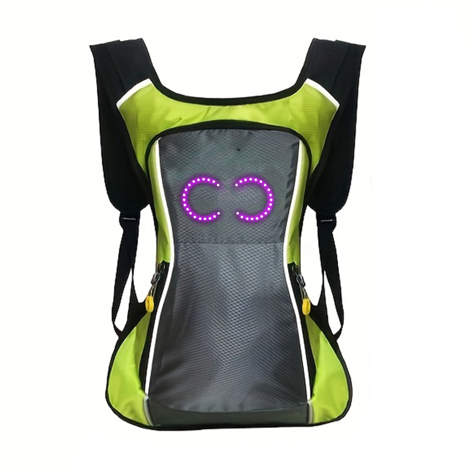 Colorful And Stylish LED Backpack With MusicSynchronized Dynamic Lighting Effects, Adjustable Shoulder Straps, Suitable For NightRunning, Cycling, And Skateboarding