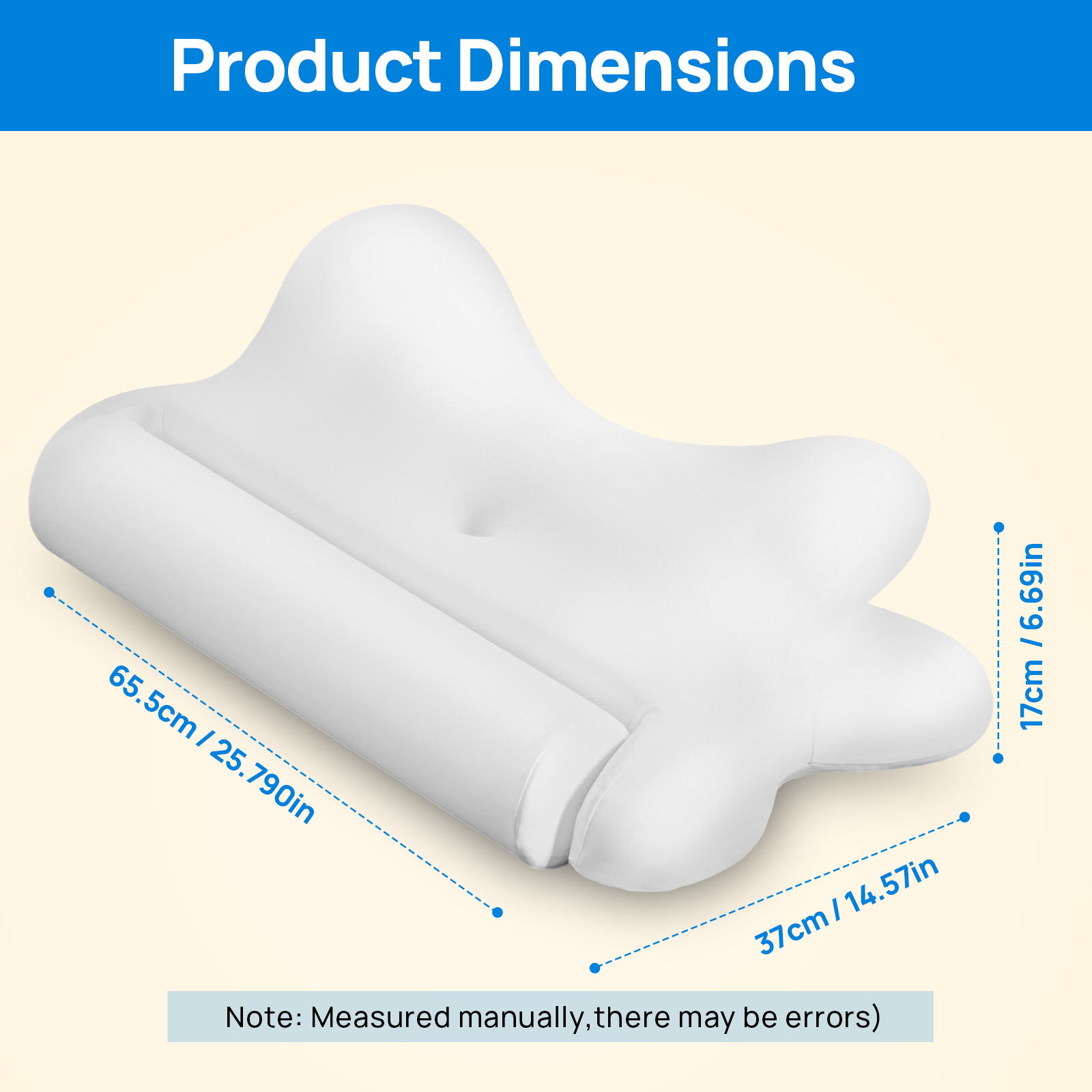 Cervical Neck Pillow, Cooling Ergonomic Memory Foam Pillows image 25