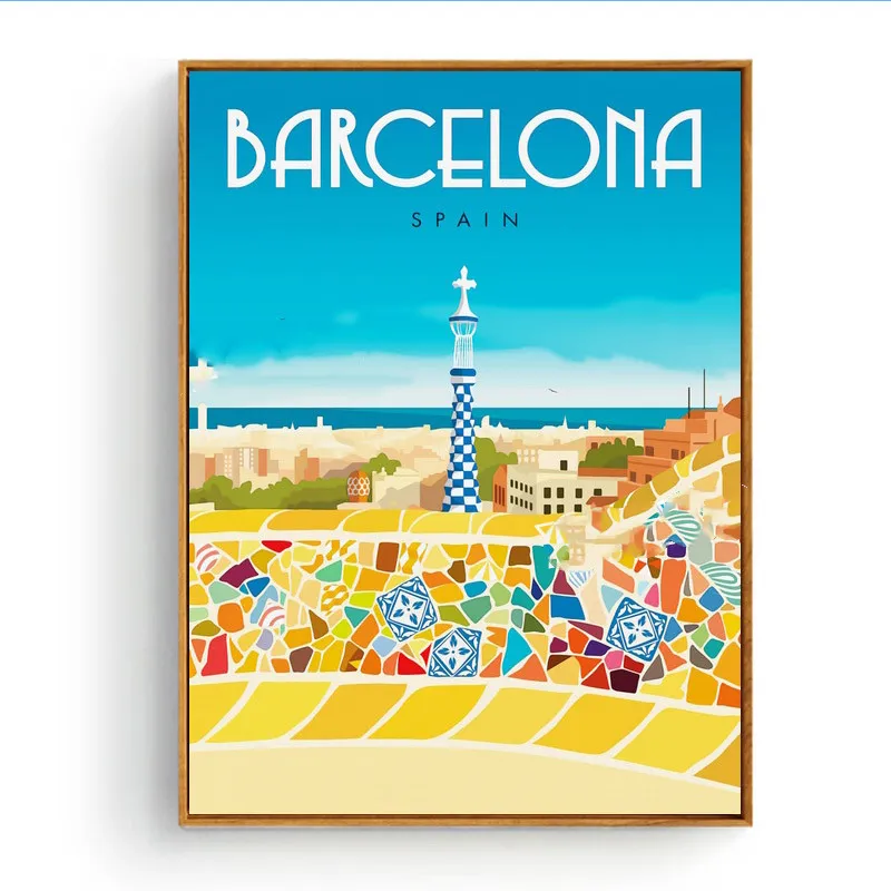 City Tourism Theme Diamond Painting Embroidery Art