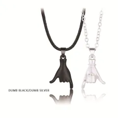 Palm Couple Necklace Magnet Attracts Handshake Clavicle Chain Necklace - View 1